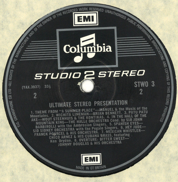Various : Ultimate Stereo Presentation (LP, Comp, Smplr)