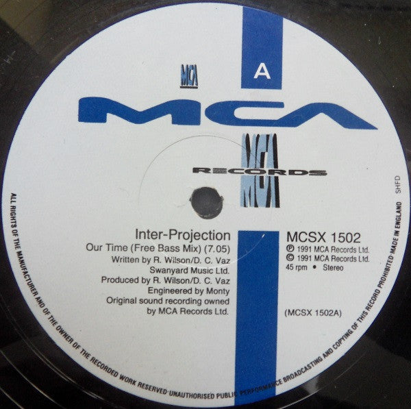Inter Projection : Our Time (Remix) (12", Maxi)