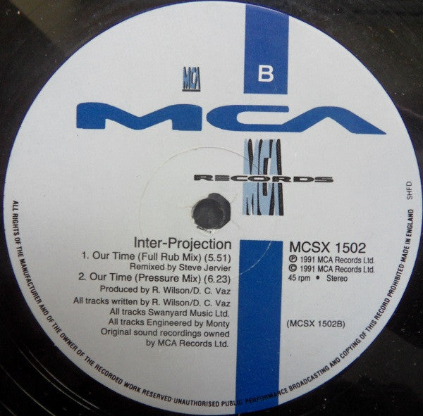 Inter Projection : Our Time (Remix) (12", Maxi)