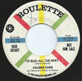Valerie Carr : I'd Run All The Way (7", Promo)