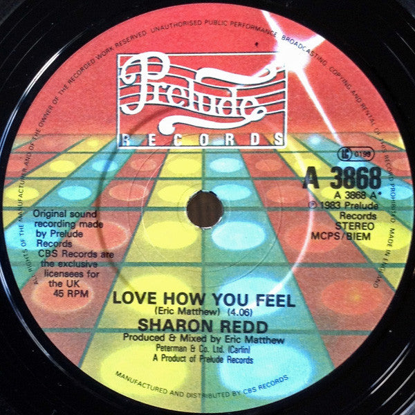 Sharon Redd : Love How You Feel (7", Single)