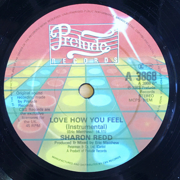 Sharon Redd : Love How You Feel (7", Single)