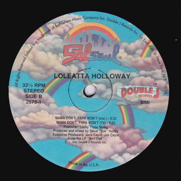 Loleatta Holloway : Mama Don't, Papa Won't (12")
