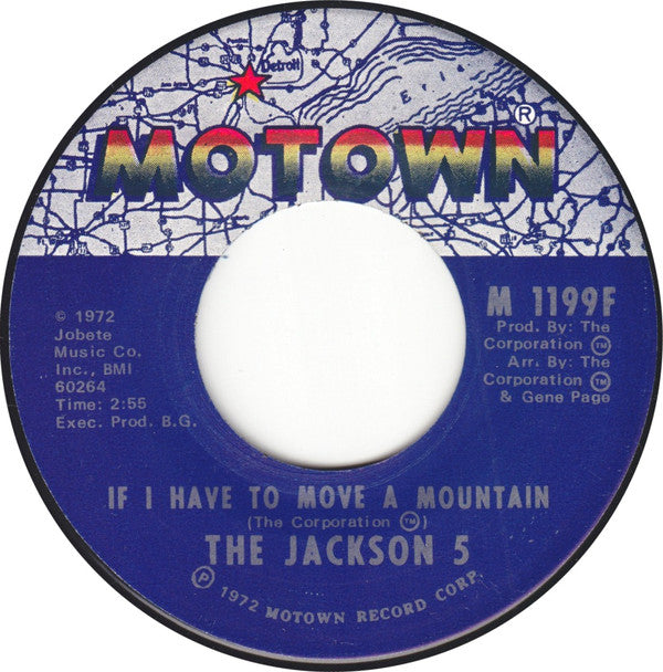 The Jackson 5 : Little Bitty Pretty One (7", Mono, ARP)