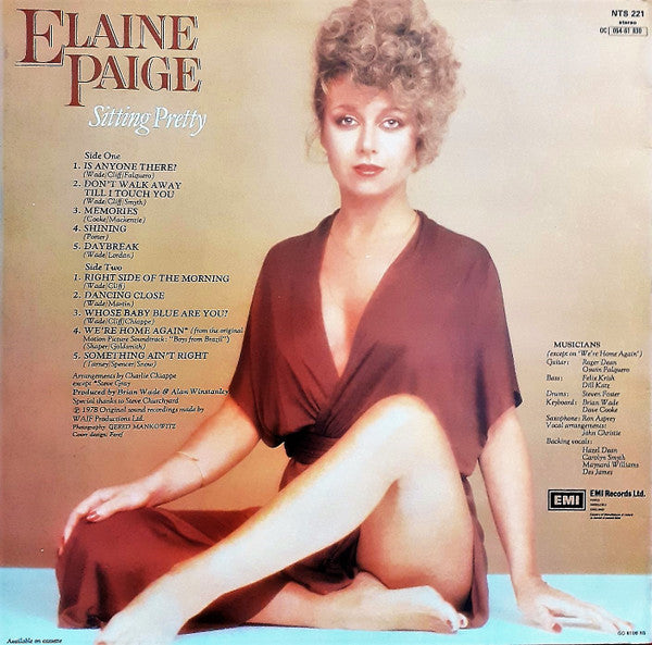 Elaine Paige : Sitting Pretty (LP, Album, RE)
