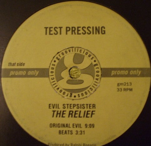 Evil Stepsister : The Relief (12", Promo, TP)