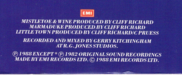 Cliff Richard : Mistletoe & Wine (12", Single)