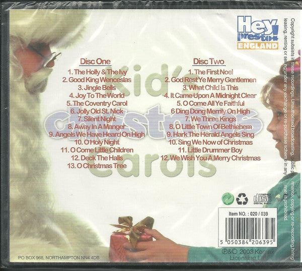 Unknown Artist : Kid's Christmas Carols (2xCD)