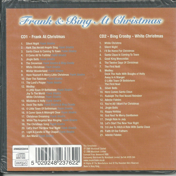 Frank Sinatra & Bing Crosby : At Christmas (2xCD, Comp)