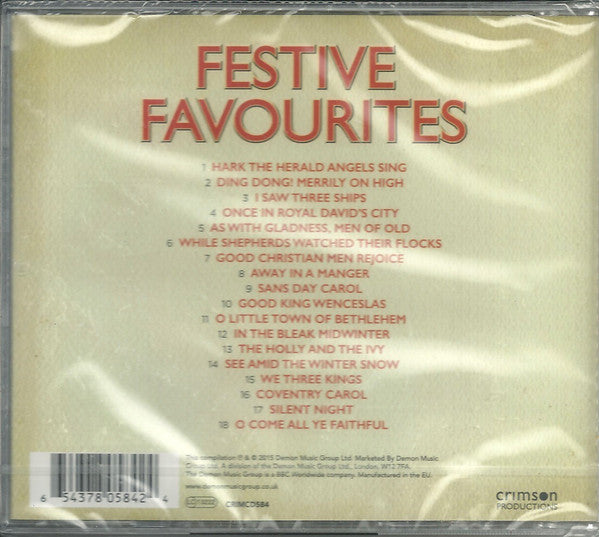 Unknown Artist : Festive Favourites (CD, Album)