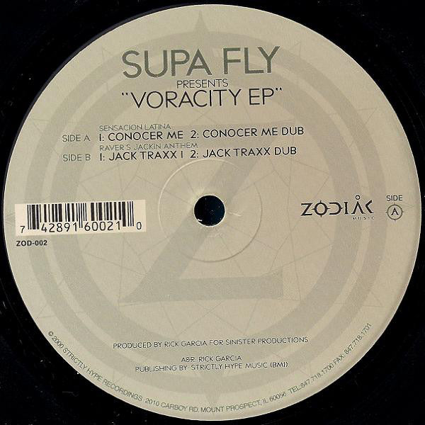 Supa Fly : Voracity EP (12", EP)
