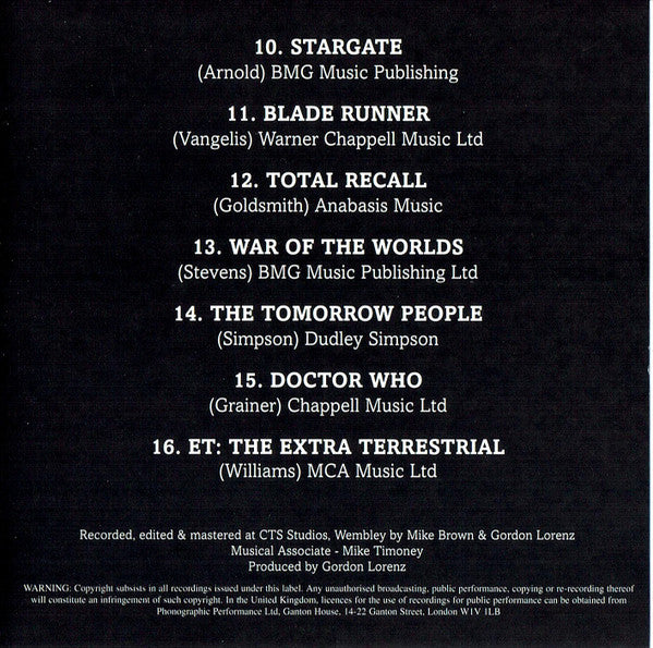 The London Theatre Orchestra : Sci-Fi Themes (CD)