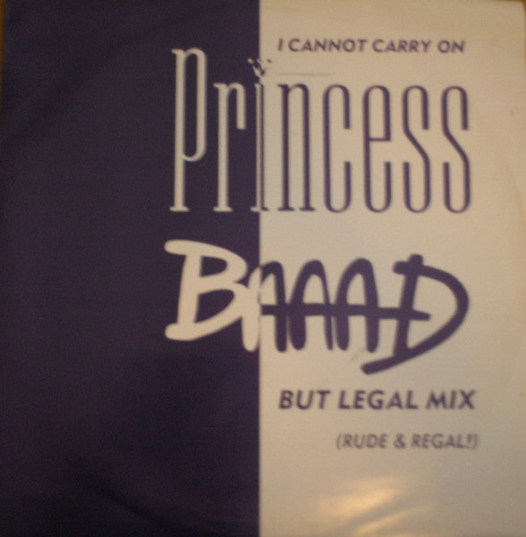 Princess : I Cannot Carry On (12", Single)
