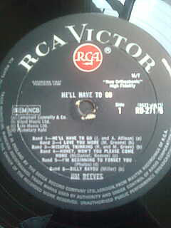 Jim Reeves : He'll Have To Go (LP, Album, Mono)