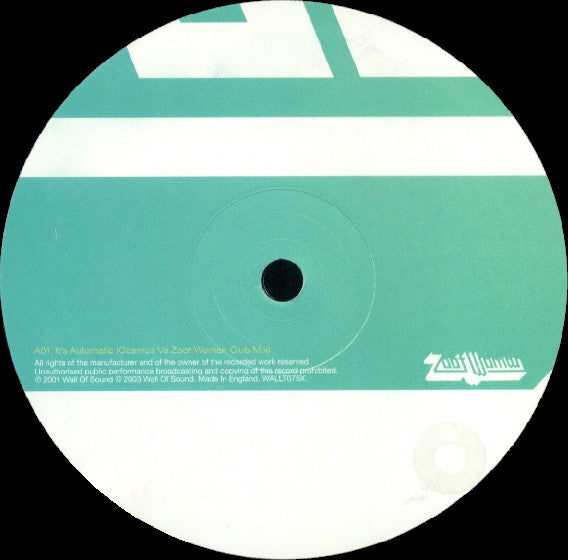Zoot Woman : It's Automatic (12", Single)