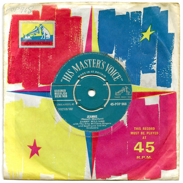 Danny Williams : Jeannie / It Might As Well Be Spring (7", Single)