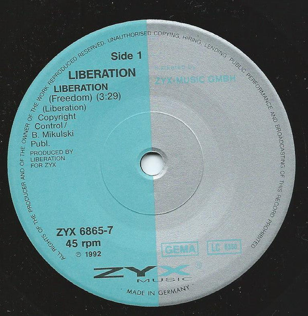 Liberation : Liberation (7", Single)