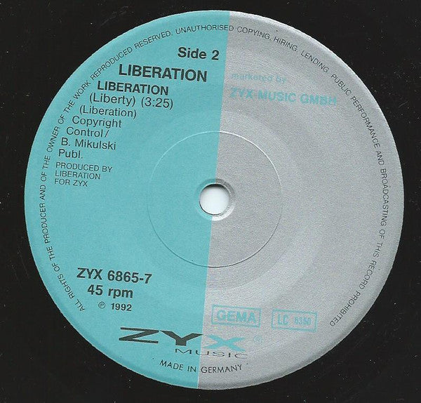 Liberation : Liberation (7", Single)