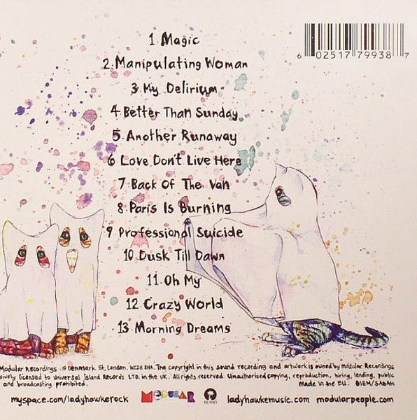 Ladyhawke : Ladyhawke (CD, Album, Enh, Dig)