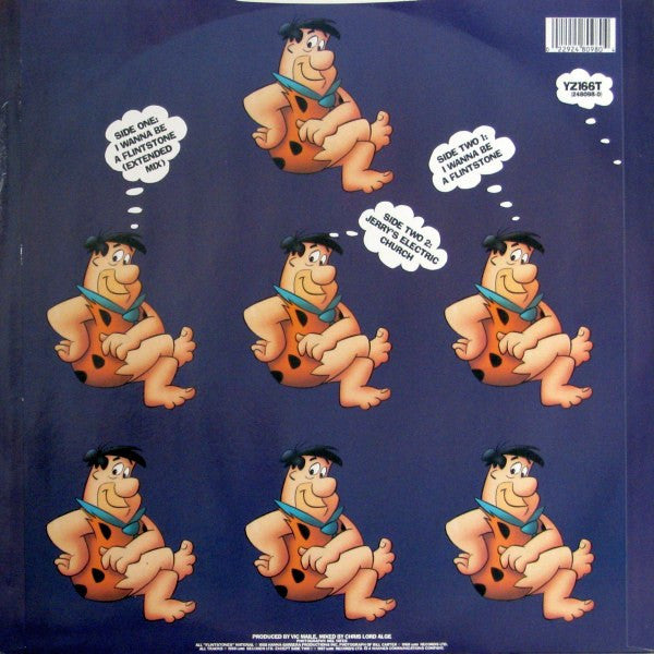 The Screaming Blue Messiahs : I Wanna Be A Flintstone (Extended Mix) (12", Single)