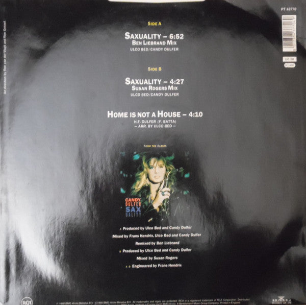 Candy Dulfer : Saxuality (12", Single)