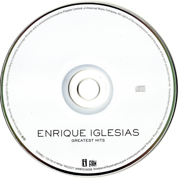 Enrique Iglesias : Greatest Hits (CD, Comp, Sup)
