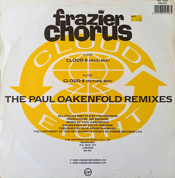 Frazier Chorus : Cloud 8 - The Paul Oakenfold Remixes (12")