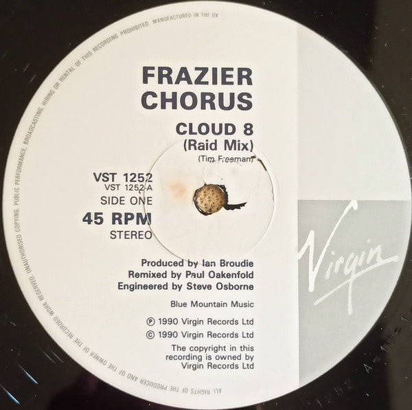 Frazier Chorus : Cloud 8 - The Paul Oakenfold Remixes (12")