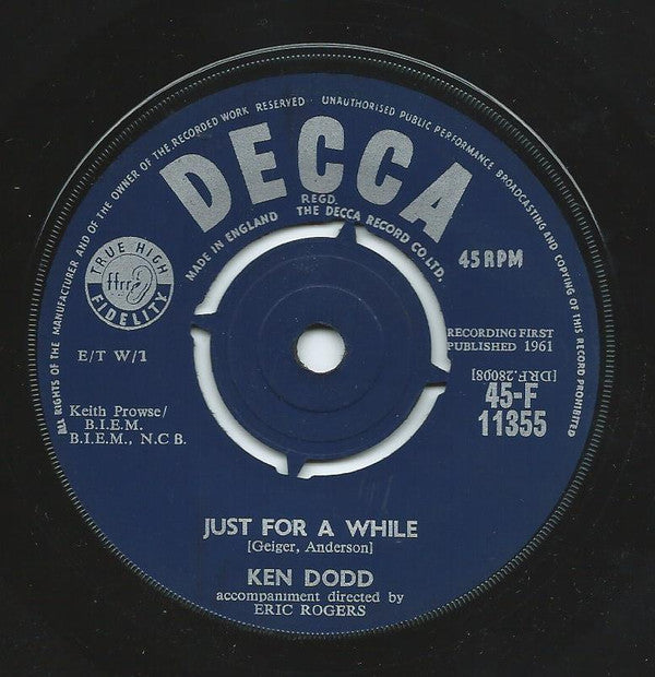 Ken Dodd : Once In Every Lifetime (7")