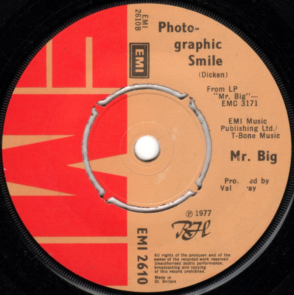 Mr Big : Feel Like Calling Home (7", Single)