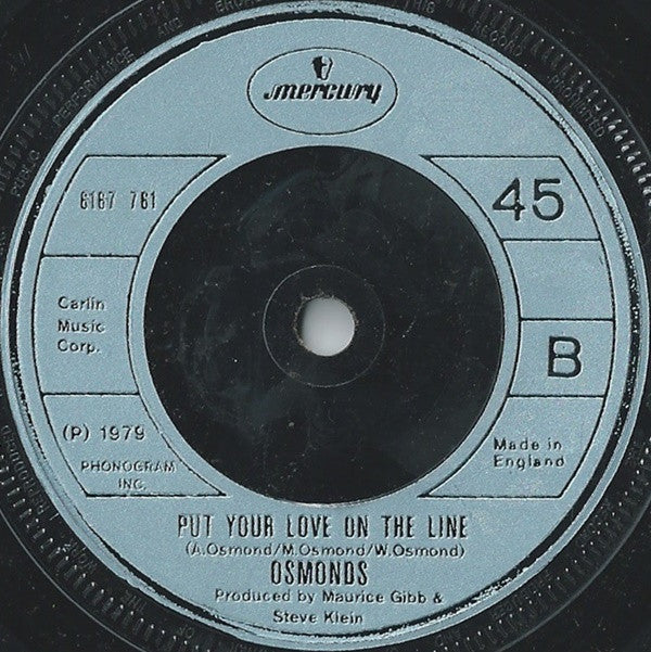 The Osmonds : Steppin' Out (7")