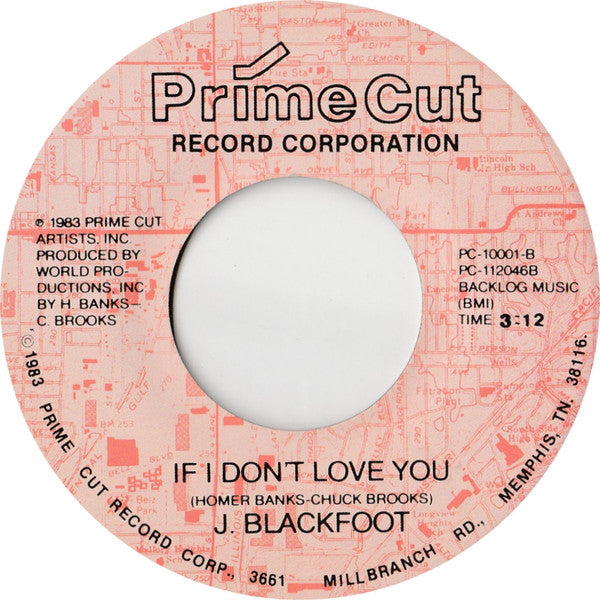 J. Blackfoot : I Don't Remember Loving You (7", Single)