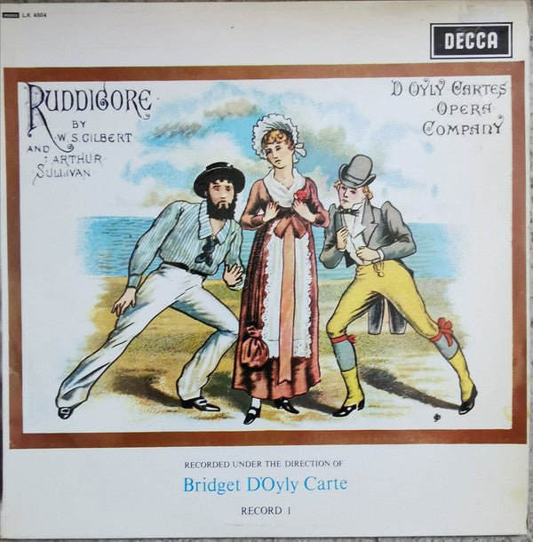 Gilbert & Sullivan, D'Oyly Carte Opera Company, Bridget D'Oyly Carte : Ruddigore (2xLP, Mono)