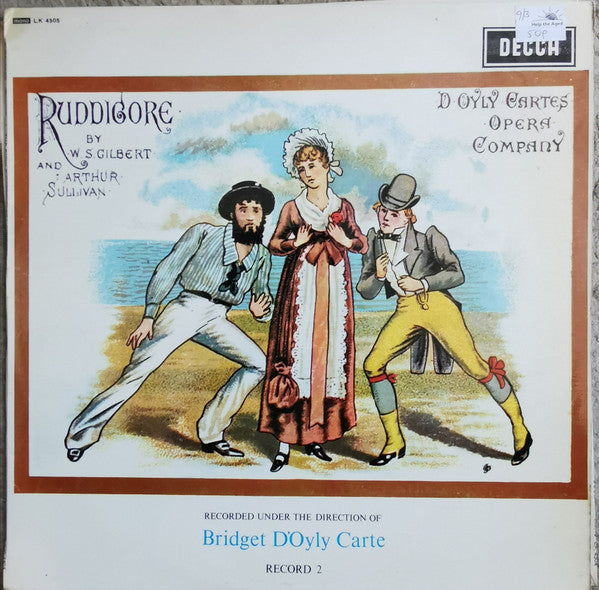 Gilbert & Sullivan, D'Oyly Carte Opera Company, Bridget D'Oyly Carte : Ruddigore (2xLP, Mono)