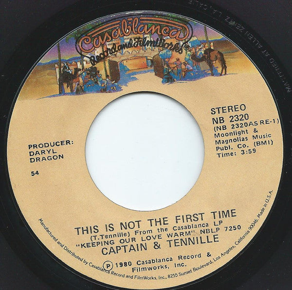 Captain And Tennille : This Is Not The First Time (7", 54)