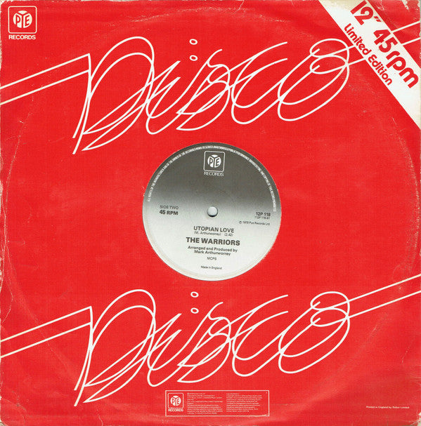 The Warriors (9) : Island In The Sun (12", Ltd)