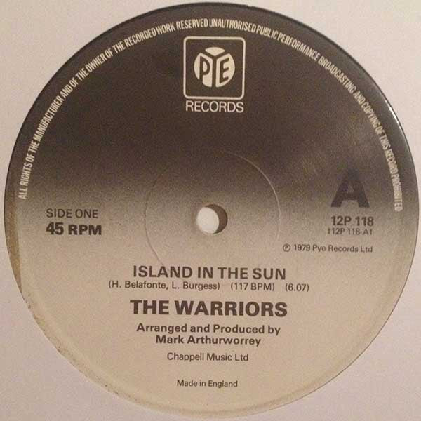 The Warriors (9) : Island In The Sun (12", Ltd)