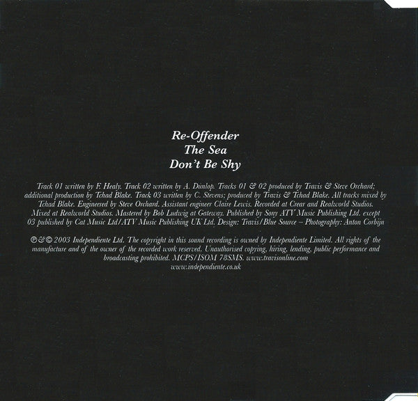Travis : Re-Offender (CD, Single, CD2)