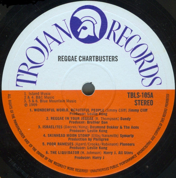 Various : Reggae Chartbusters (LP, Comp)