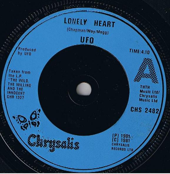 UFO (5) : Lonely Heart (7", Single, Inj)