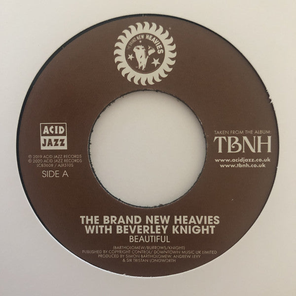 The Brand New Heavies With Beverley Knight : Beautiful  (7", Single, Ltd)