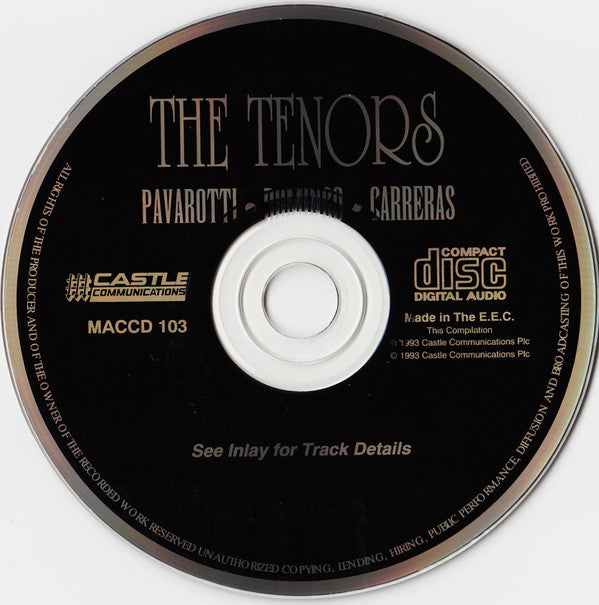 The Three Tenors : Pavarotti, Domingo, Carreras (CD, Comp)