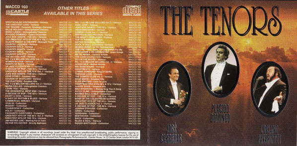 The Three Tenors : Pavarotti, Domingo, Carreras (CD, Comp)