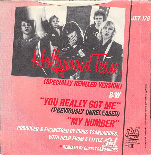 Girl (2) : Hollywood Tease (7", Single)