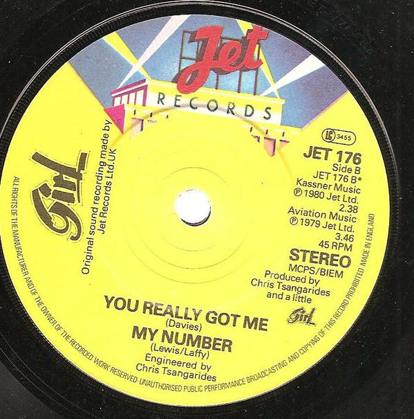 Girl (2) : Hollywood Tease (7", Single)