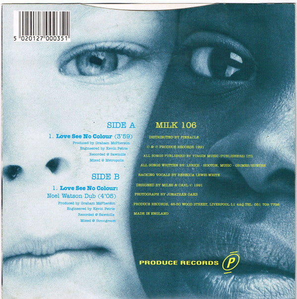 The Farm : Love See No Colour (7", Single)