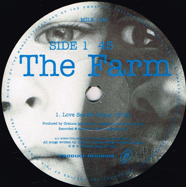 The Farm : Love See No Colour (7", Single)