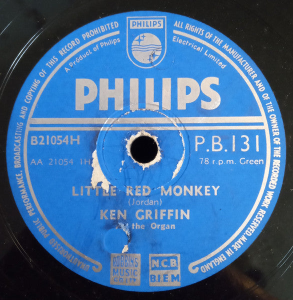 Ken Griffin (2) : 'Til I Waltz Again With You / Little Red Monkey (Shellac, 10")