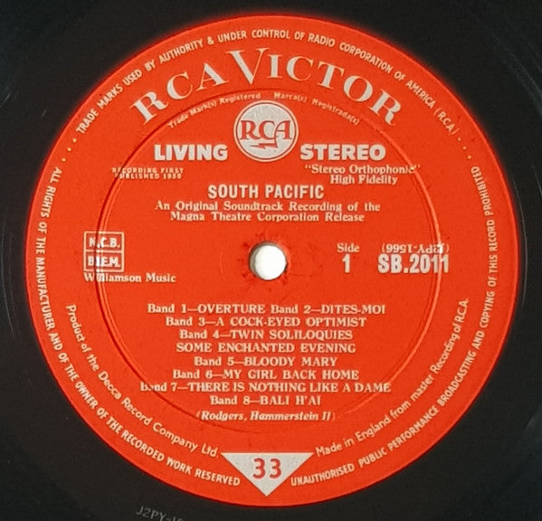 Various : South Pacific  (LP)