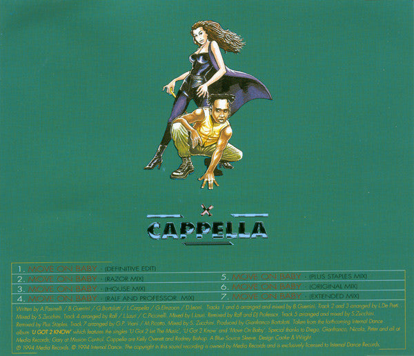 Cappella : Move On Baby (CD, Single)
